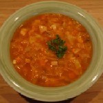pork cabbage and bean soup