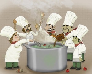 too many cooks spoil the broth