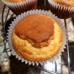 corn muffin closeup