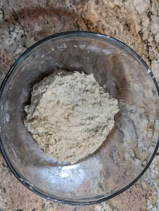 Initial dough mix